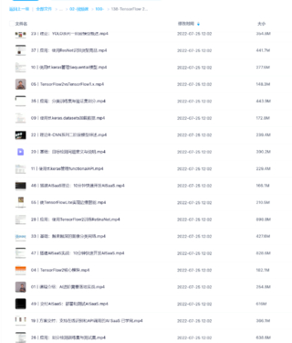 【极客时间】TensorFlow 2项目进阶实战
