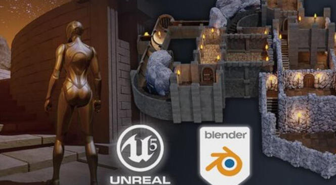 Blender和UE5暗黑地牢RPG游戏制作网盘分享