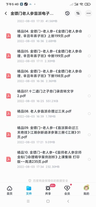 金镖门老人参盲派电子书合集13套资料