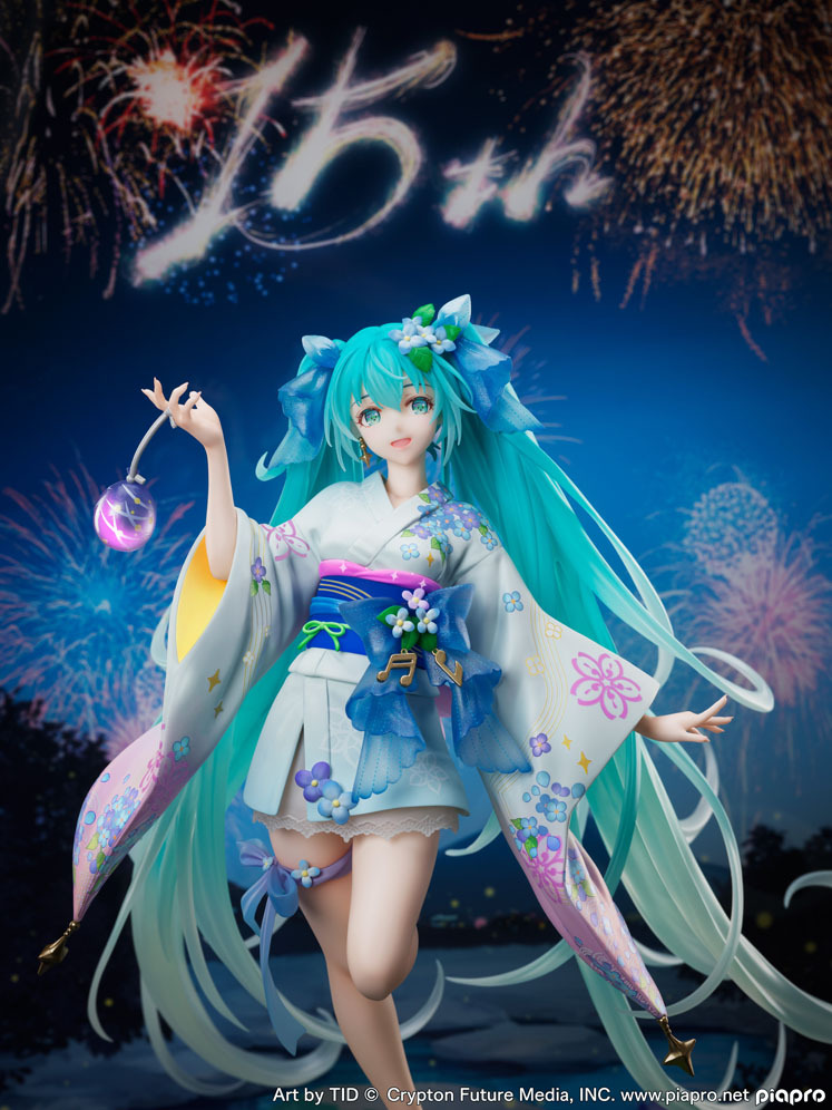 初音未来生日推出《初音未来 真夏花火》手办插图