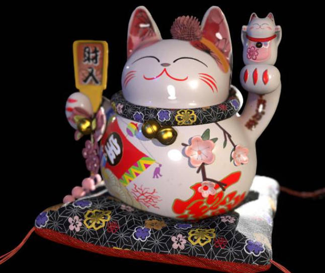 招财猫次世代案例全流程教学网盘分享