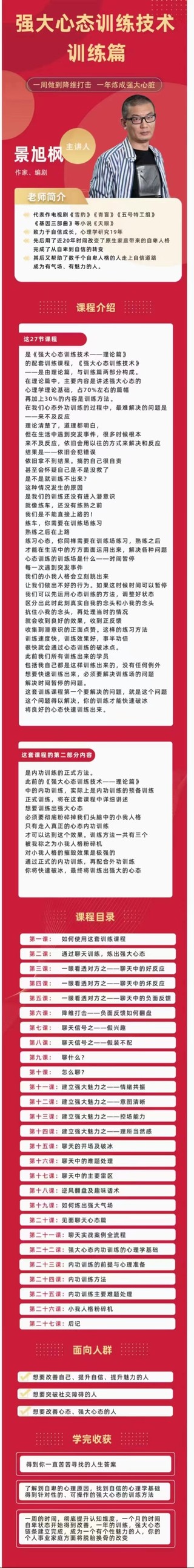 老景·强大心态训练技术-‮练训‬篇网盘分享插图1