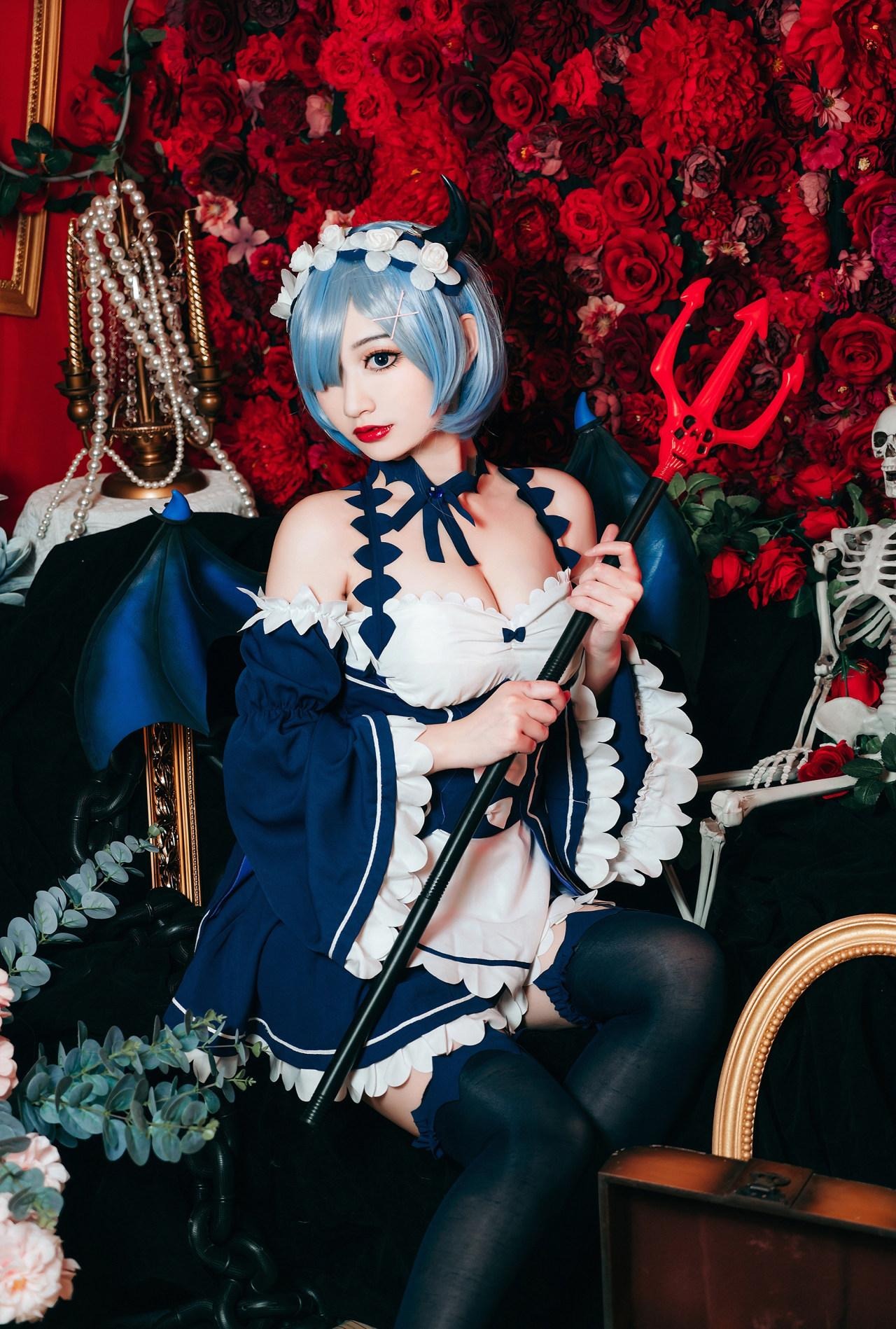 《从零开始的异世界生活》蕾姆小恶魔COS(CN：桃墨公子x)