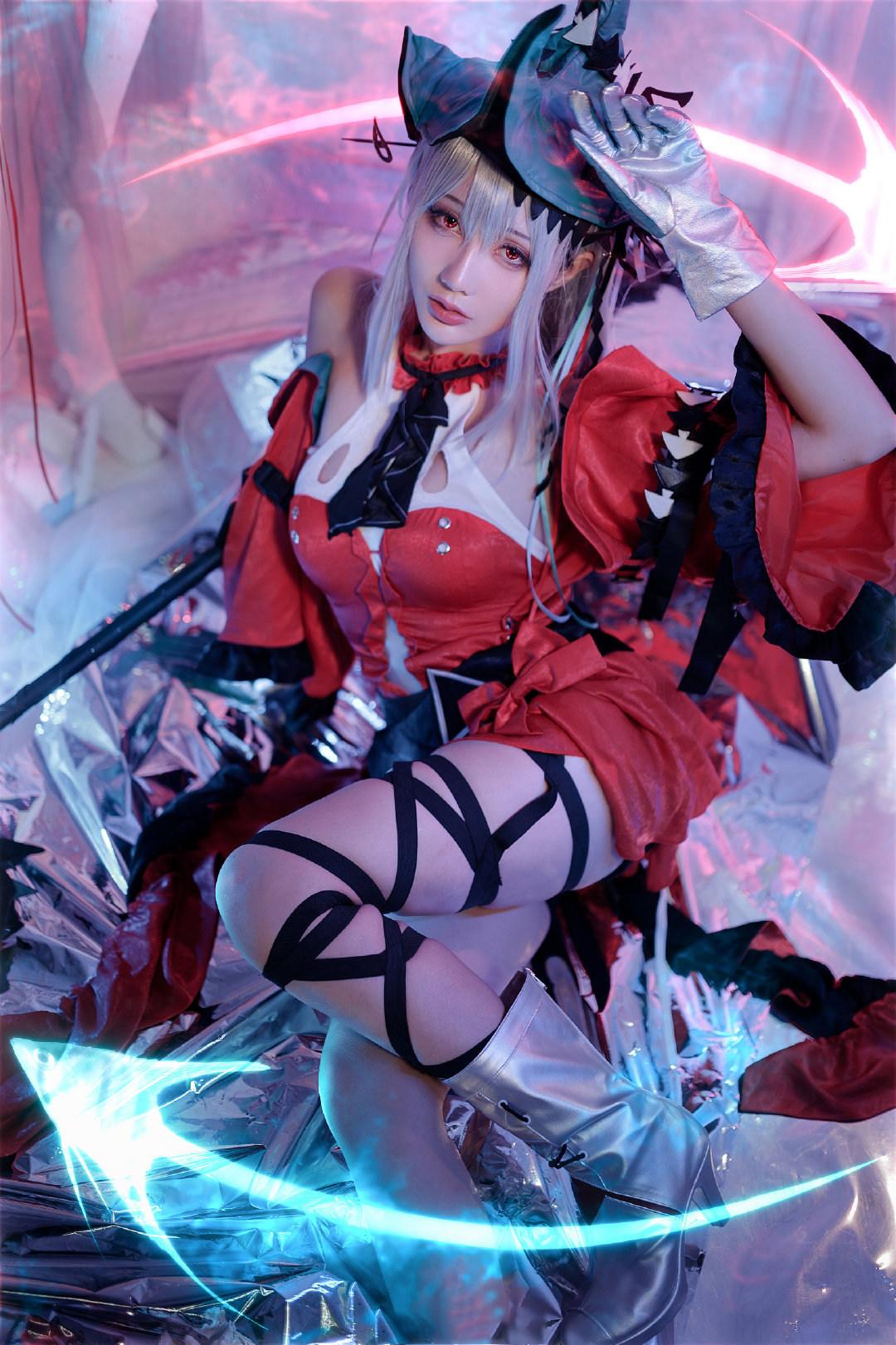 《明日方舟》浊心斯卡蒂cosplay图（CN：如月灰）插图2