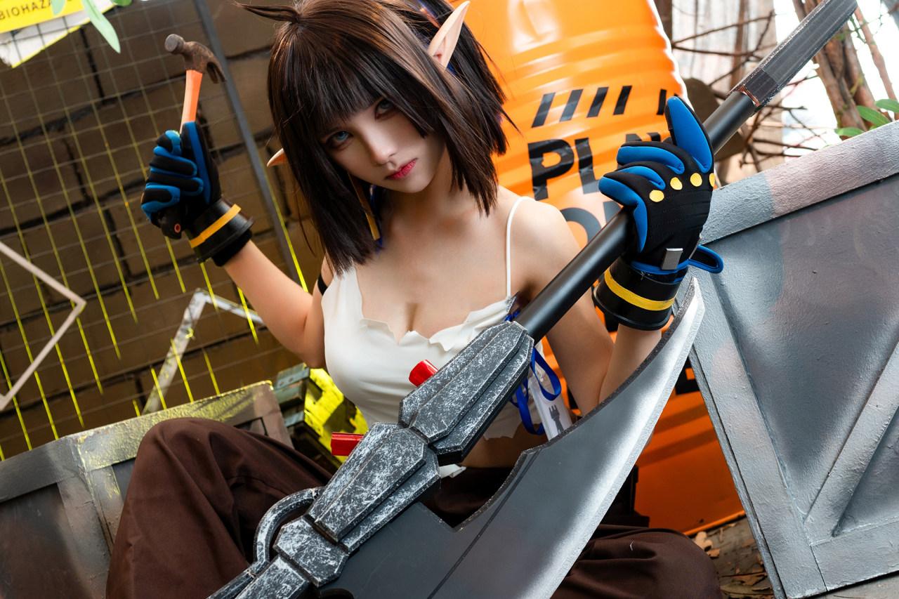 《明日方舟》森蚺cosplay图（CN：千城夜vv）插图1