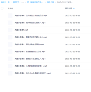 孔玮2022女神全年典藏分享课网盘分享