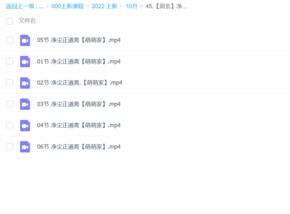 【洞玄】净尘正道斋