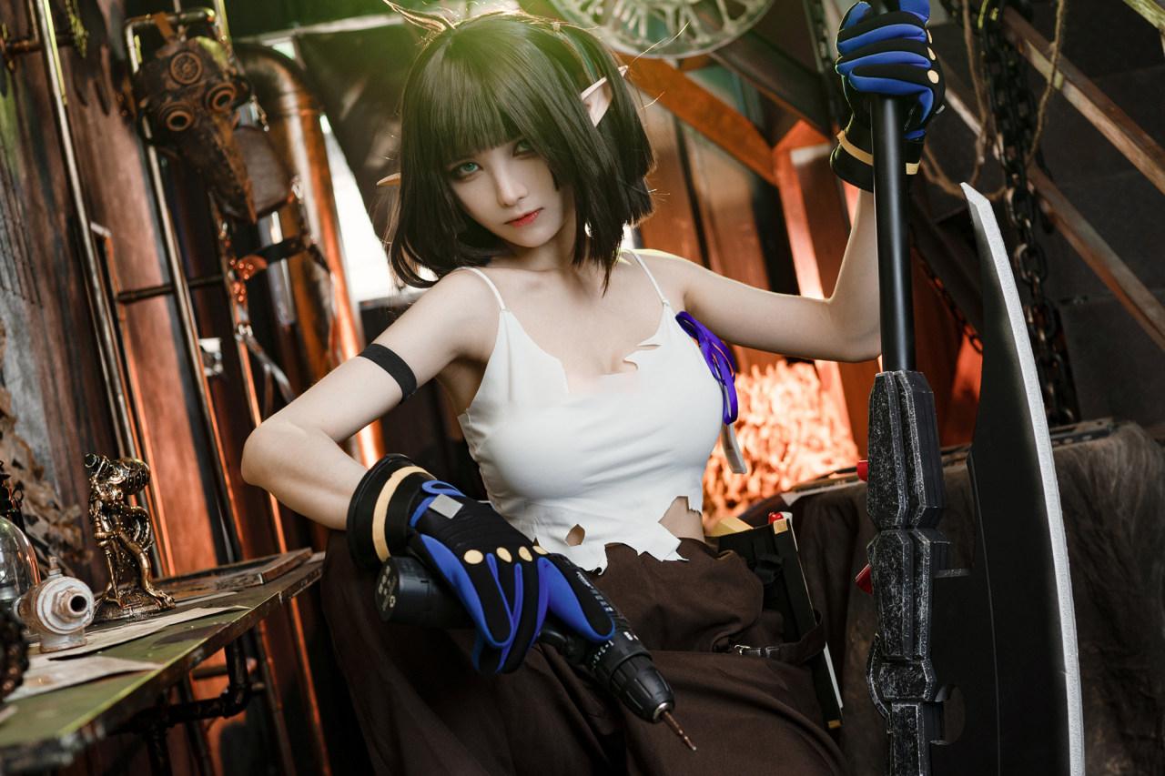 《明日方舟》森蚺cosplay图（CN：千城夜vv）插图6