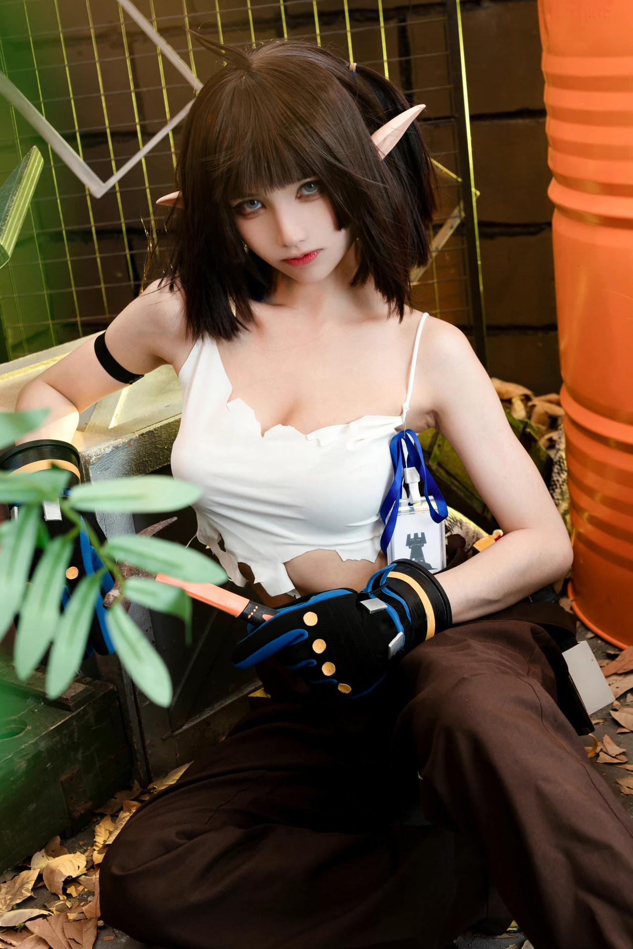 《明日方舟》森蚺cosplay图（CN：千城夜vv）插图4