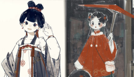 肥大不咕2022古风水墨人物团练课第1季网盘分享