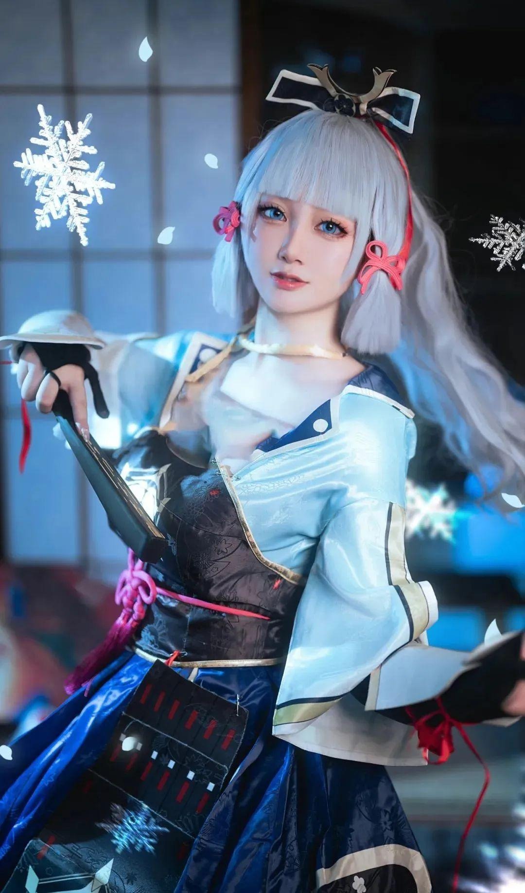 原神ccosplay丨神里绫华（@Halo_酱）