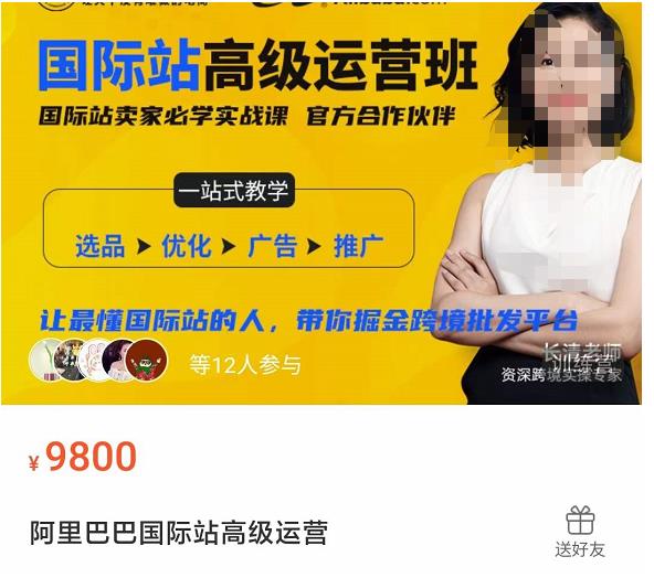 阿里巴巴国际站高级运营班，让国际站的人带你掘金跨境批发网盘分享