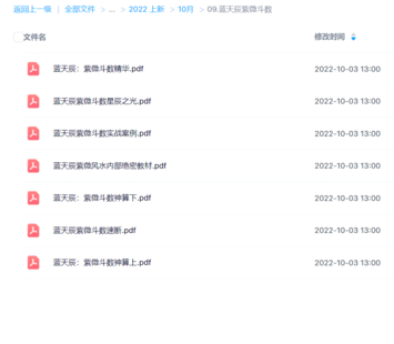 蓝天辰紫微斗数