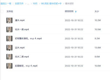 洞玄 御水经初+中