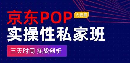京东POP实操性私家班―大促篇，​三天时间实战剖析网盘分享