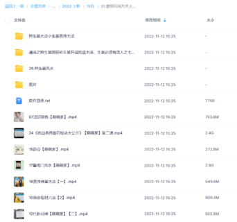 楚恒民间方术大全24集！