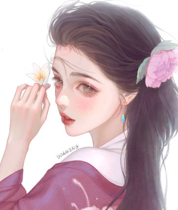 狄大萌2022人像上色ipad插画课第八期网盘分享