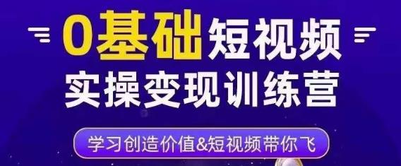 薛辉・0基础短视频实操变现训练营，3大体系成就百万大V百度网盘