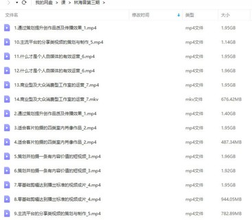 林海音人像摄影第3季【画质高清只有视频】