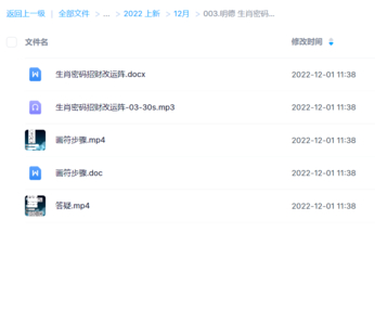 明德 生肖密码招财改运阵