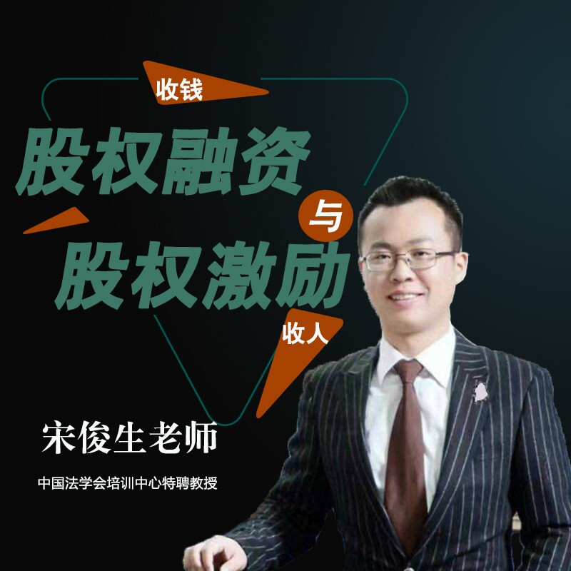 宋俊生《股权融资与股权激励》百度网盘