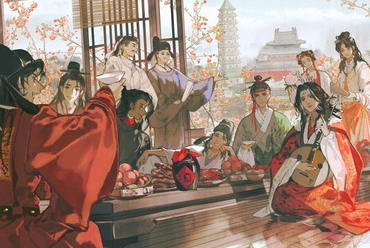 牧风2022唯美古风插画综合百度网盘