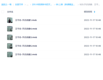 【中医上新】523.手诊讲座：王守志-（全5讲·完整版）