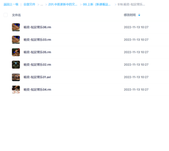 【中医上新】518.杨奕-知足常乐（视频·全6集）