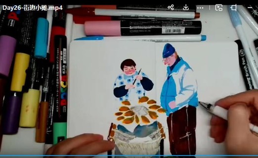 速写实验室2022人物色彩团练【画质还行只有视频】