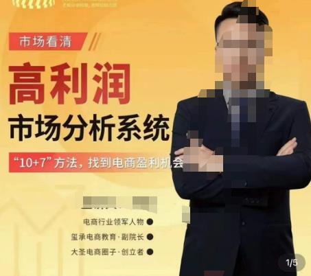 大圣电商市场看清・高利润市场分析系统-10+7找到电商盈利机会百度网盘