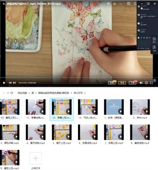 森晚2022水彩治愈胶带系统课梦想营第三期【画质不错只有视频】