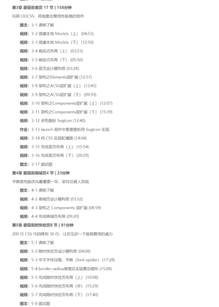 2021必修 CSS架构系统精讲-248元-完结