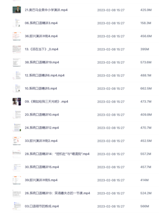 周思成思思大王系统口语1-4季完结百度网盘