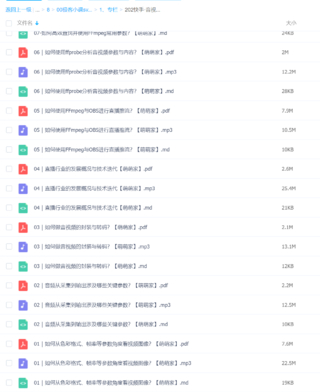 【极客时间】快手·音视频技术入门课