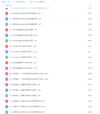 【极客时间】221-运维监控系统实战笔记