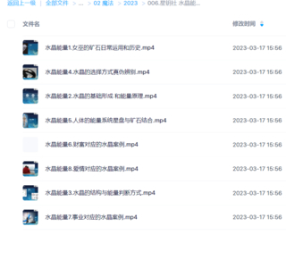 星钥社 水晶能量个人调整课