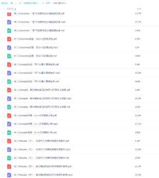 【极客时间】220-现代C++20实战高手课