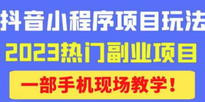 抖音小程序9.0新技巧，2023热门副业项目，轻松变现百度网盘插图