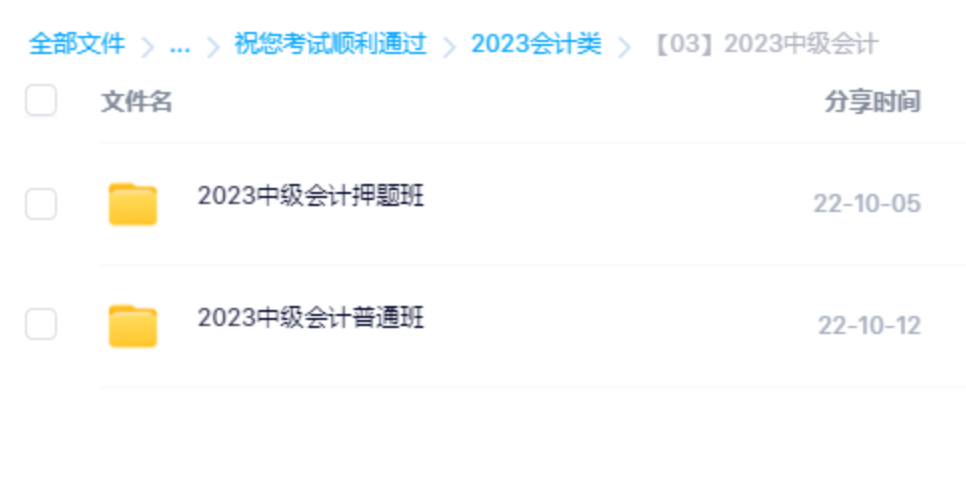 中级会计师2023年最新复习备考视频资料汇总