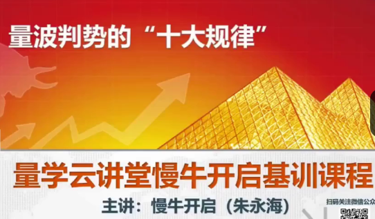 量学云讲堂朱永海慢牛开启集训课程段位课第六段百度网盘