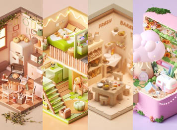 niaoniao第23期C4D+OC渲染2023年2月结课百度网盘