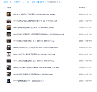 摄影读书会-新手福利！潘庆华电视台闪光灯基础教程