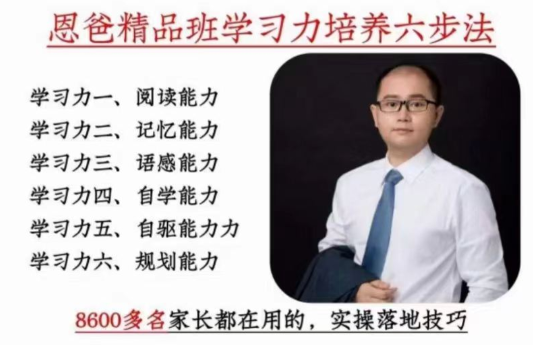 恩爸学习力培养六步法百度网盘