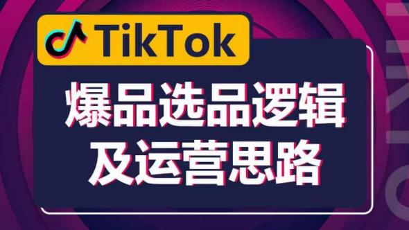 TikTok爆品选品逻辑及运营思路：解决网络环境快速入门TikTok百度网盘