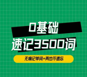 单词琦哥314法0基础速记3500单词百度网盘插图