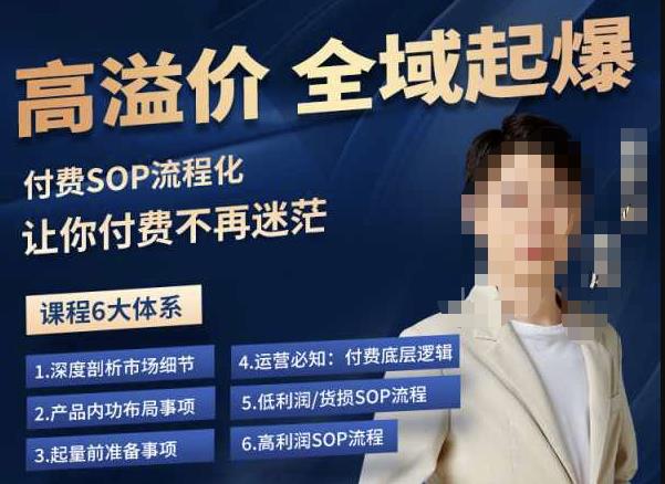 逸风拼多多高溢价全域起爆，6大课程付费玩法全套实操百度网盘