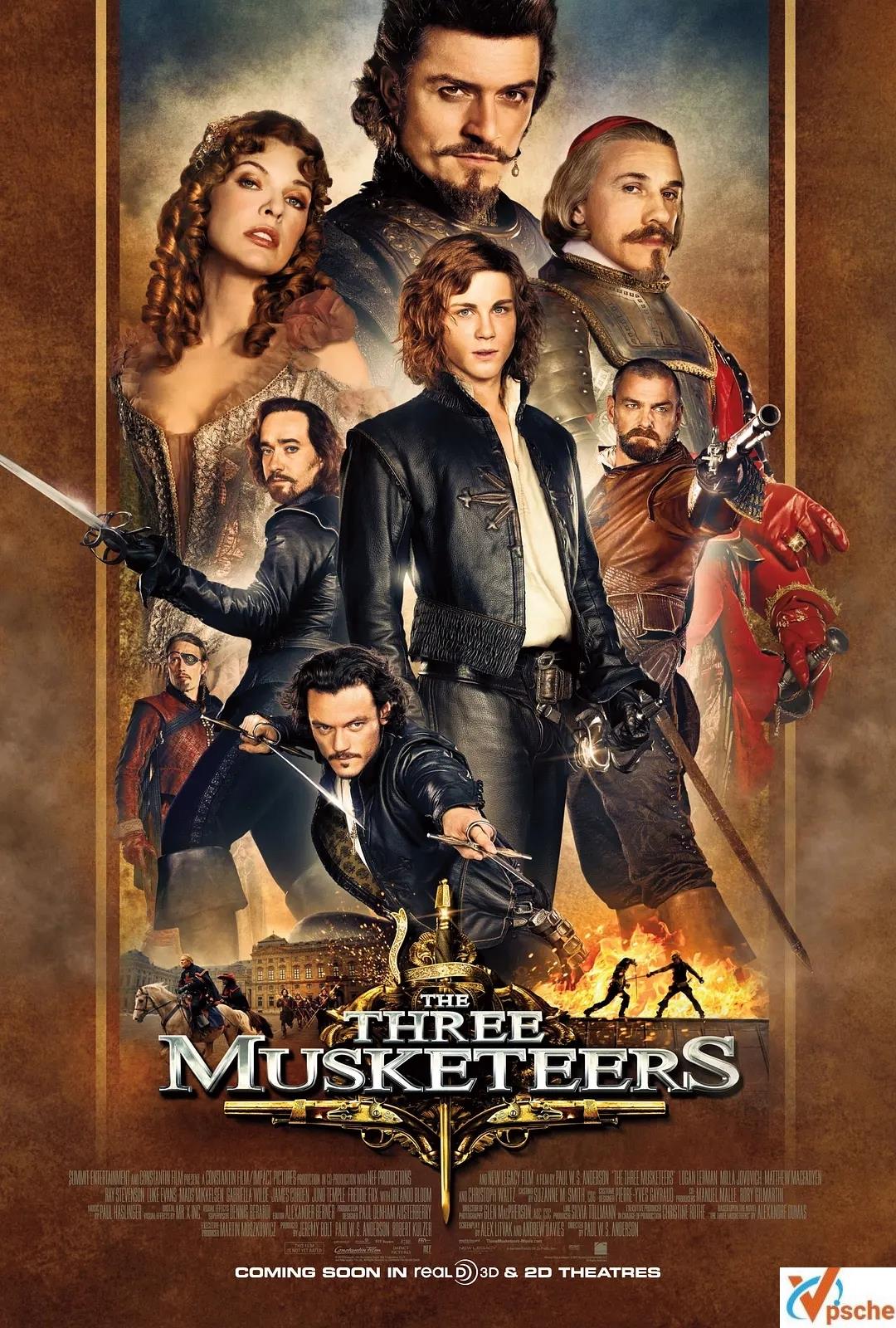 [欧美电影][2012动作冒险电影]《三个火枪手》完整版+高清中英双字在线[MKV/1.69GB][网盘分享]