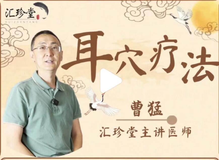 曹猛 耳穴（耳针）疗法高级进修课125讲百度网盘