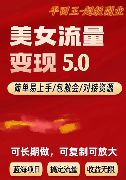 TK美女短视频变现项目无限复制副业项目百度网盘