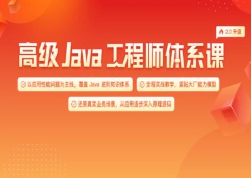 Java极客-高级Java工程师体系课 2.0百度网盘